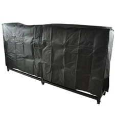 8' Full Length Vinyl Firewood Rack Cover