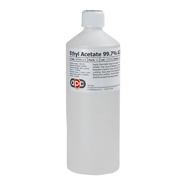 APC PURE Ethyl Acetate 99.7% 1L (1 Litre) - Professional Seller *Free P&P*