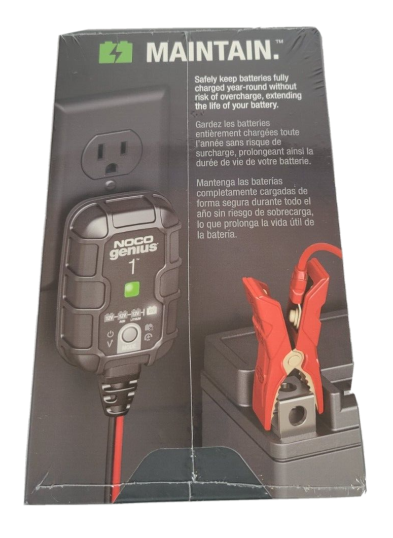 NOCO Genius 1 1A Car Battery Charger 46221190021 eBay