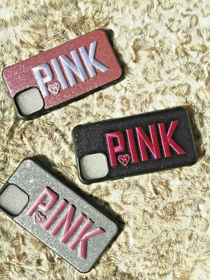 NEW 3D Embroidered Apple iPhone Pink Glitter Bling Soft 11 Pro Max.11 Pro -11