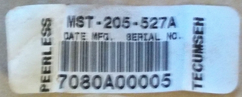 Cuadro de engranajes Peerless MST-205-527A (Lote 347) Foto 4 de 4