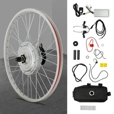 24" 36V 750W Electric Bicycle Conversion Kit Front Wheel Kit Ebike Hub Motor Set