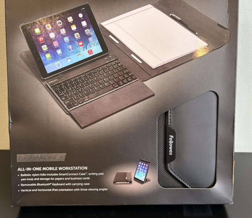 Fellows Executive Folio Bluetooth Keyboard Mobile Pro Series For iPad Air Air 2 - Image 3 of 4