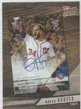 BRYCE HARPER 2019 TOPPS NOW REVIEW INSERT TN-6 HOME RUN DERBY (NOT AN AUTO)