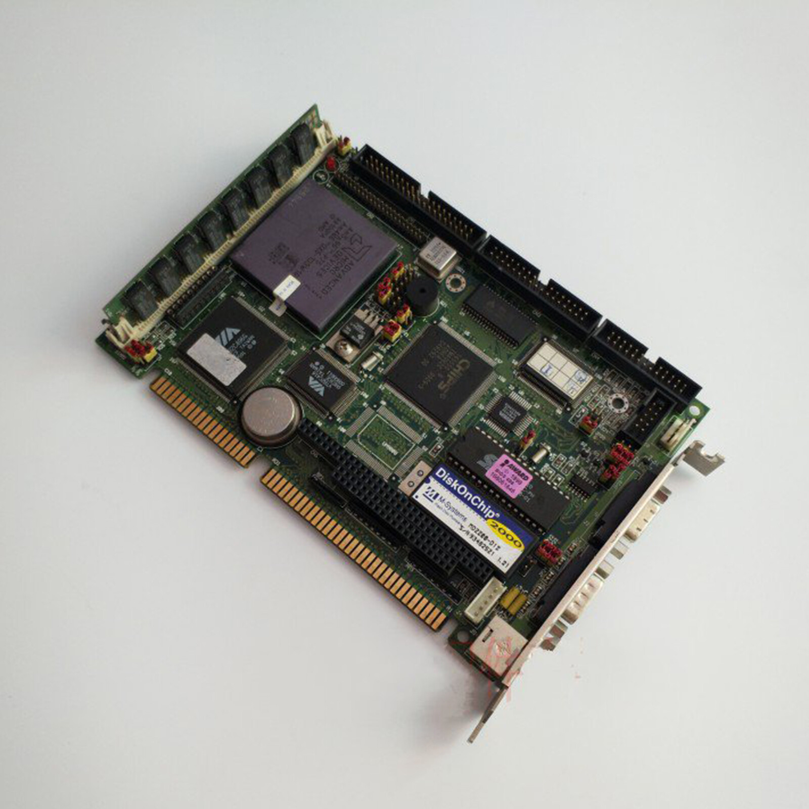 1pcs used Advantech Industrial Computer Motherboard PCA-6145R REV: C1 486