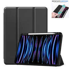 For iPad Pro 4th/3rd/2nd Gen 11 in (2022-2020) Case Leather Stand Magnetic Cover