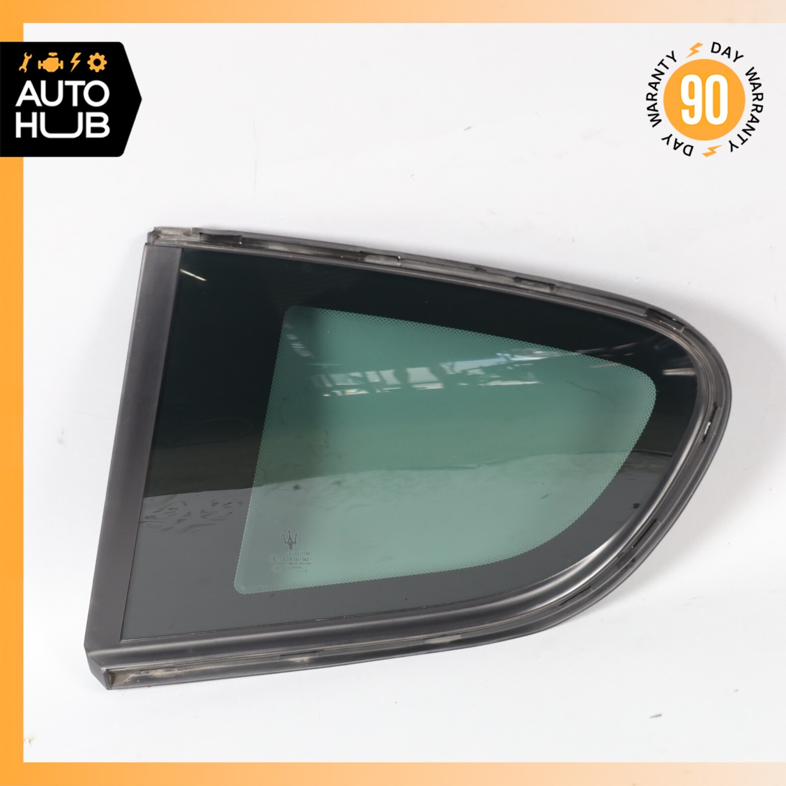 Maserati GranTurismo M145 Coupe Rear Left Side Quarter Window Glass OEM