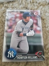 DOM THOMPSON-WILLIAMS 2016 BOWMAN DRAFT CARD BD-23 YANKEES (FIRST PROSPECT BASE)