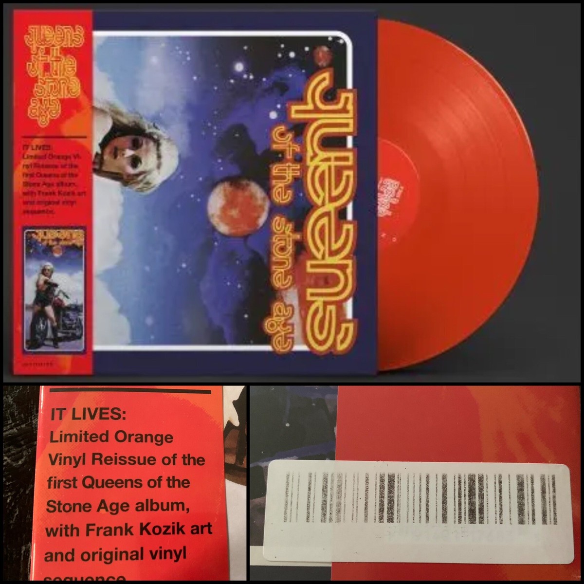 QUEENS OF THE STONE AGE s/t LP Orange Vinyl SEALED-Kyuss Eagles Of