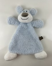 DEMDACO Damien Dog RATTLE SECURITY BLANKET LOVEY Plush Stuffed Baby Toy Blankie