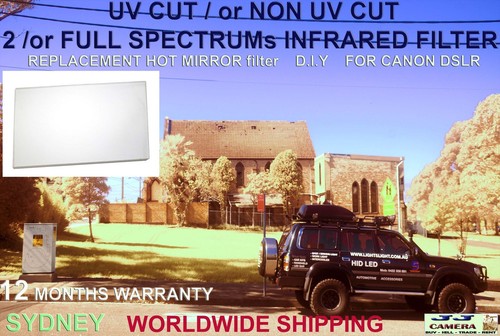 Canon 400D 450D 500D FULL SPECTRUM UV Infrared IR filter hot mirror replacement