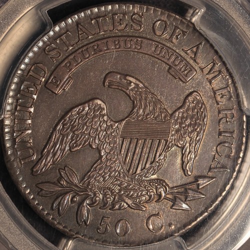 1826 Capped Bust Half Dollar, PCGS MS62, Overton 118, Incredible Strike! - Picture 11 of 12