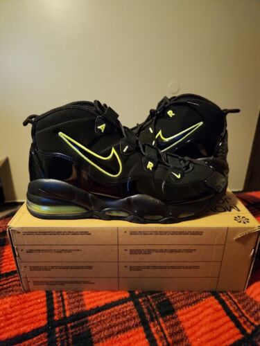 Nike Mens Air Max Uptempo '95 Shoes Black/Volt Size 15.0