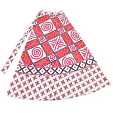 women's long jaipuri wrap around printed colourful free size cotton skirt