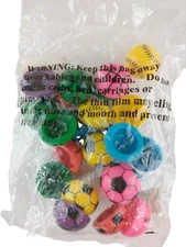 Fun Express Vinyl Sport Ball Poppers 24 Count Assorted Colors 1.25" Party Favors