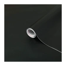 d-c-fix 346-8091 Decorative Self-Adhesive Film, Matte Black, 26" x 78" Roll