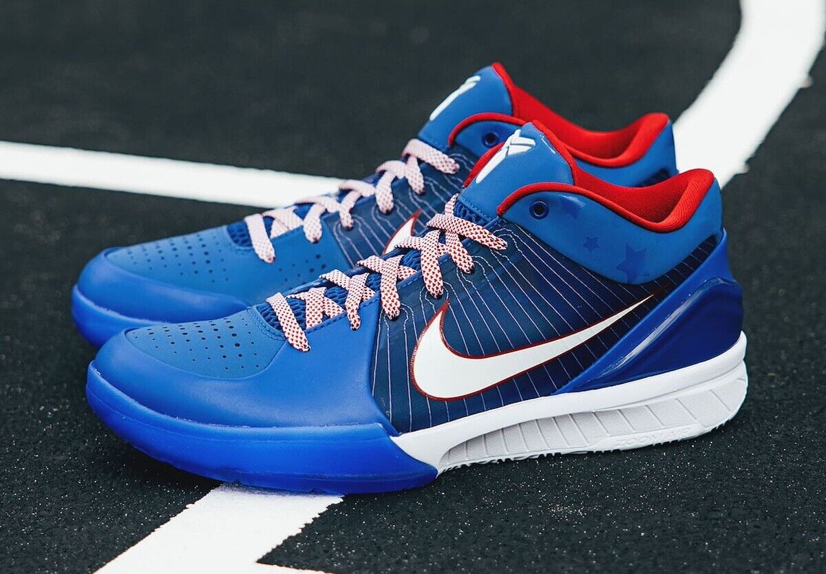 Nike Zoom Kobe 4 Protro Retro Philly Blue White USA 2024 Nike Zoom Kobe 4 Protro Retro Philly Blue White USA 2024