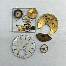 Elgin 18 Size 11 Jewel Grade 13 Pocket Watch Movement Parts Circa 1877