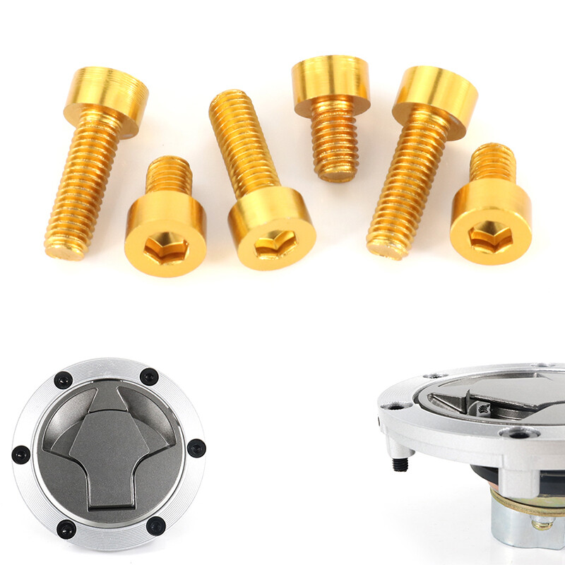 Fuel Tank Gas Cap Screw Fit For Kawasaki Ninja 650R ER-6F 06