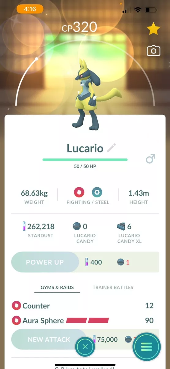 SHINY ✨ LUCARIO!!! ✨ - PKMN GO!!! - NON REGISTERED!!! Read Description