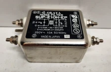 NEW OLD STOCK! OKAYA 10A 250V NOISE FILTER SUP-E10H-EP
