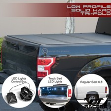 For 1999-2007 Silveradosierra 6.5 Low Profile Hard Tri Fold Tonneau Coverled
