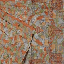Vintage Multicolor Sarees 100 Pure Silk Printed Indian Sari 6YD Craft Fabric