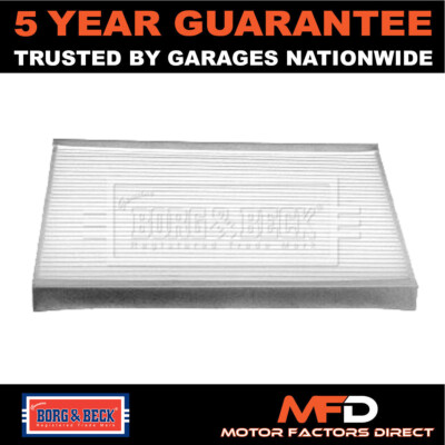 Fits Corsa Adam Grande Punto Doblo Bipper Cabin Filter Borg & Beck