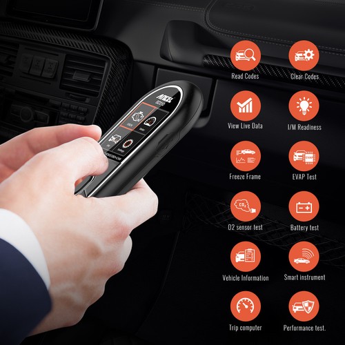 Bluetooth Professional OBDII Code Reader Vehicle Scan Tool Fr Android