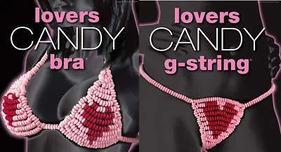 HOTT PRODUCTS Candy Lovers Bra-Candy Edible Underwear Hen Night Party Bachelorette Combination