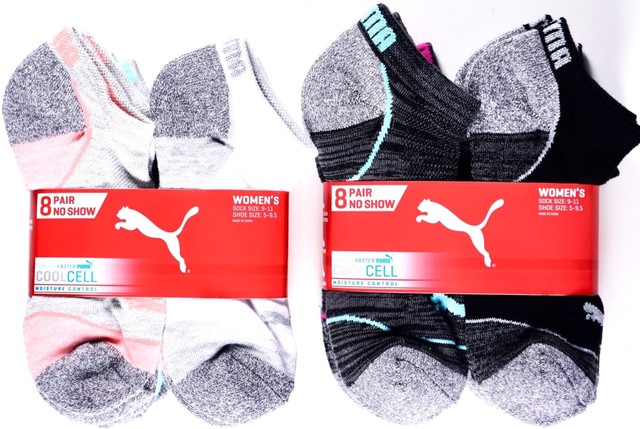 puma cool cell no show socks