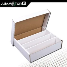 3200 Count 4Row Corrugated Cardboard Trading Card Baseball Coin Slab Storage Box