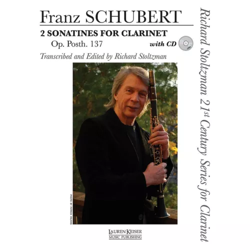2 Sonatines for Clarinet, Op. post. 137 BK/CD by Schubert, Richard Stoltzman