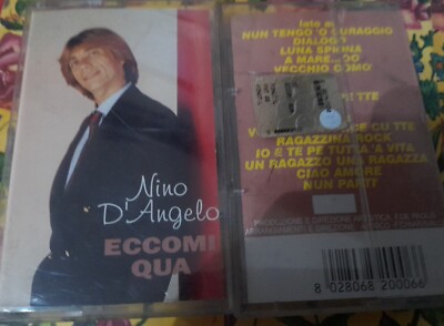 Nino D'angelo Eccomi Qua Musikkassette mc siae mc fnt 06 neu unversiegelt 