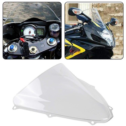 Motorrad Windschutzscheibe Windschild Klar Für Suzuki GSXR600 K6 K7 2006-2007 - Picture 10 of 15