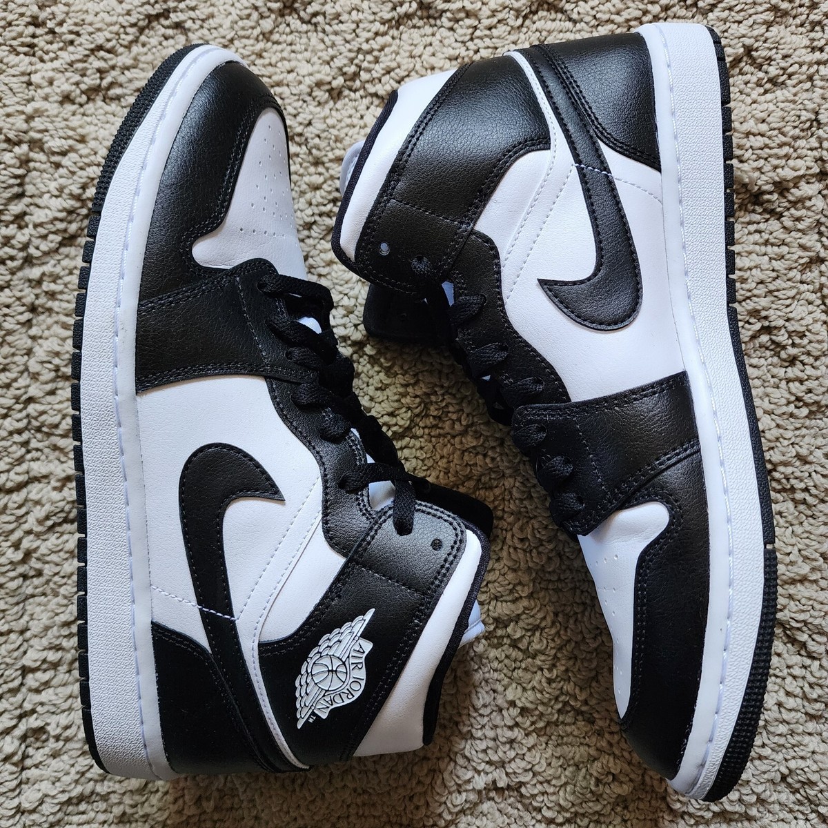 Wmns Air Jordan 1 Mid Panda Pre-Owned Sz 12 | eBay Wmns Air Jordan 1 Mid Panda Pre-Owned Sz 12 | eBay