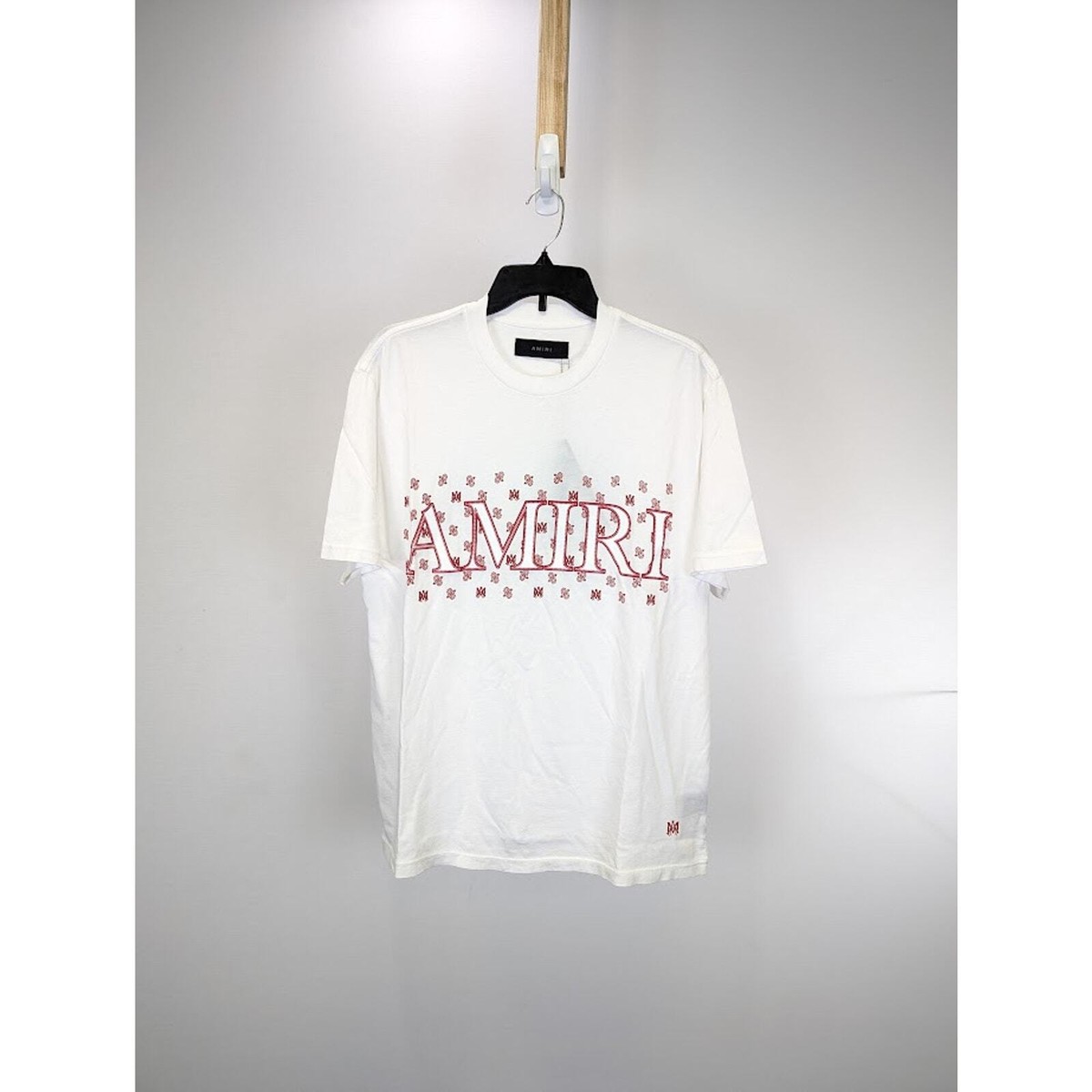 【関税込み】AMIRI ホワイト 'AMIRI Paradise' Tシャツ AMIRI rubberised-logo T-shirt | White | FARFETCH JO