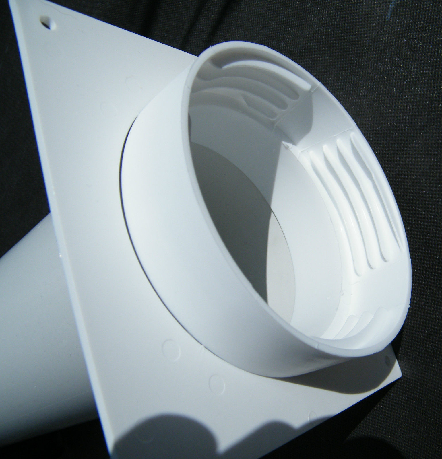 Tumble Dryer Vent kit (Brown gravity outlet) 100mm/4" round through