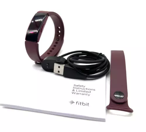 NEW Fitbit Inspire 1 Health & Fitness Tracker- Black/Red US - Picture 26 of 26