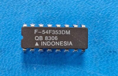 (1PC) 54F353DMQB Multiplexer, F/FAST Series, 2-Func, 4 Line Input, CDIP16