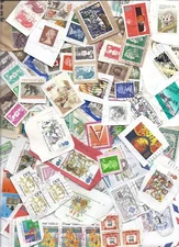 Worldwide Stamp Lot on Paper Mixture 2+ ounces Kiloware - Too many to count!