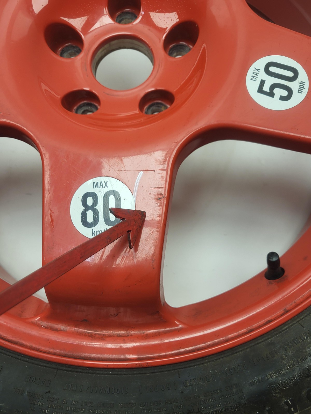 Bentley Continental R Final Series 2003-2010 Spare wheel rim P/N 3W0601025G