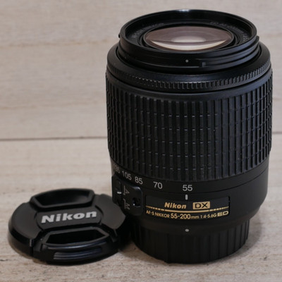 Nikon NIKKOR 55-200mm f/4.0-5.6 DX DSLR Camera Lens *GOOD/TESTED* D3100 D3200 et