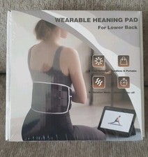 Cordless Heating Pad with Massager for Back 6 Heat 6 Vibration Modes