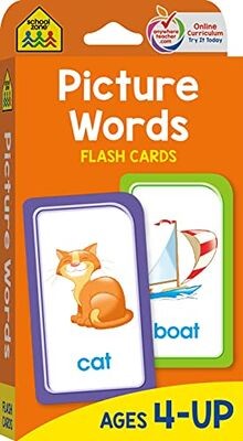 Flash Cards-Picture Words 53/Pkg von School Zone Publish... | Buch | Zustand gut