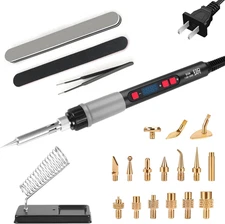 3D Printer Smoothing Tool Kit, 80W Heat Set Insert Tool LCD Display Digital Sold