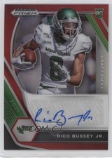 2021 Panini Prizm Draft Picks Red 129/199 Rico Bussey Jr #DPA-RBJ Auto 0l2
