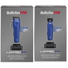 BaByliss PRO COMPACT FXONE Lo-PRO FX  Blue Clipper & Trimmer COMBO | BRAND NEW