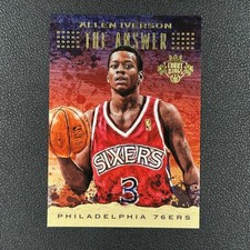 2016-17 Panini Court Kings Allen Iverson #7 AKA The Answer SSP 76ers#Z