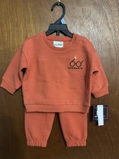 NEW NWT Official Harry Potter 24M Toddler Orange Ribbed Knit Sweatshirt Jogger